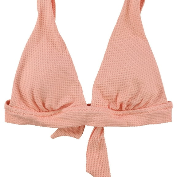 American Eagle Womens Solid Bikini Swim Top, Orange, Medium