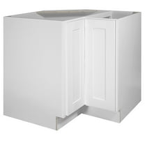 Design House 613232 Brookings Fully Assembled Shaker Lazy Susan Kitchen Cabinet 36x34.5x24, White