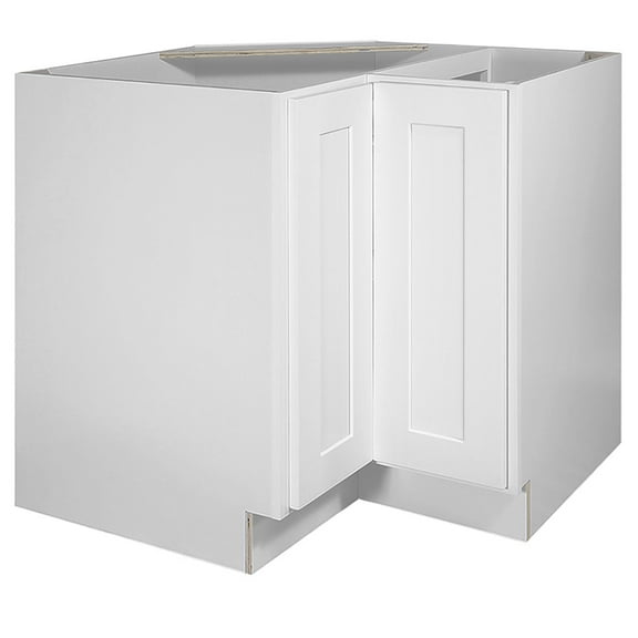 Design House 613232 Brookings Fully Assembled Shaker Lazy Susan Kitchen Cabinet 36x34.5x24, White