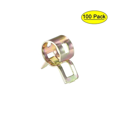 

Hose Clamp 8mm Spring Band Type Clips for Fuel Line Replacement 100Pcs