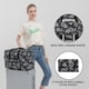 thumbnail image 4 of Foldable Travel Duffel Bag, Medium Women's Weekender and Overnight bag carry on Luggage bag for Women, 4 of 5