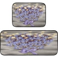 thumbnail image 7 of SKYSONIC Easter Lavender Greeting Kitchen Rugs Set of 2, Spring Summer Floor Runner Area Rug Washable Carpet Mat Perfect for Living Room Bedroom Entryway, 7 of 7