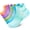 Multicolor, variant on Ankle Compression Socks for Women 6 Pairs, Running Socks with Heel Tab, Cushioned Low Cut Athletic Socks