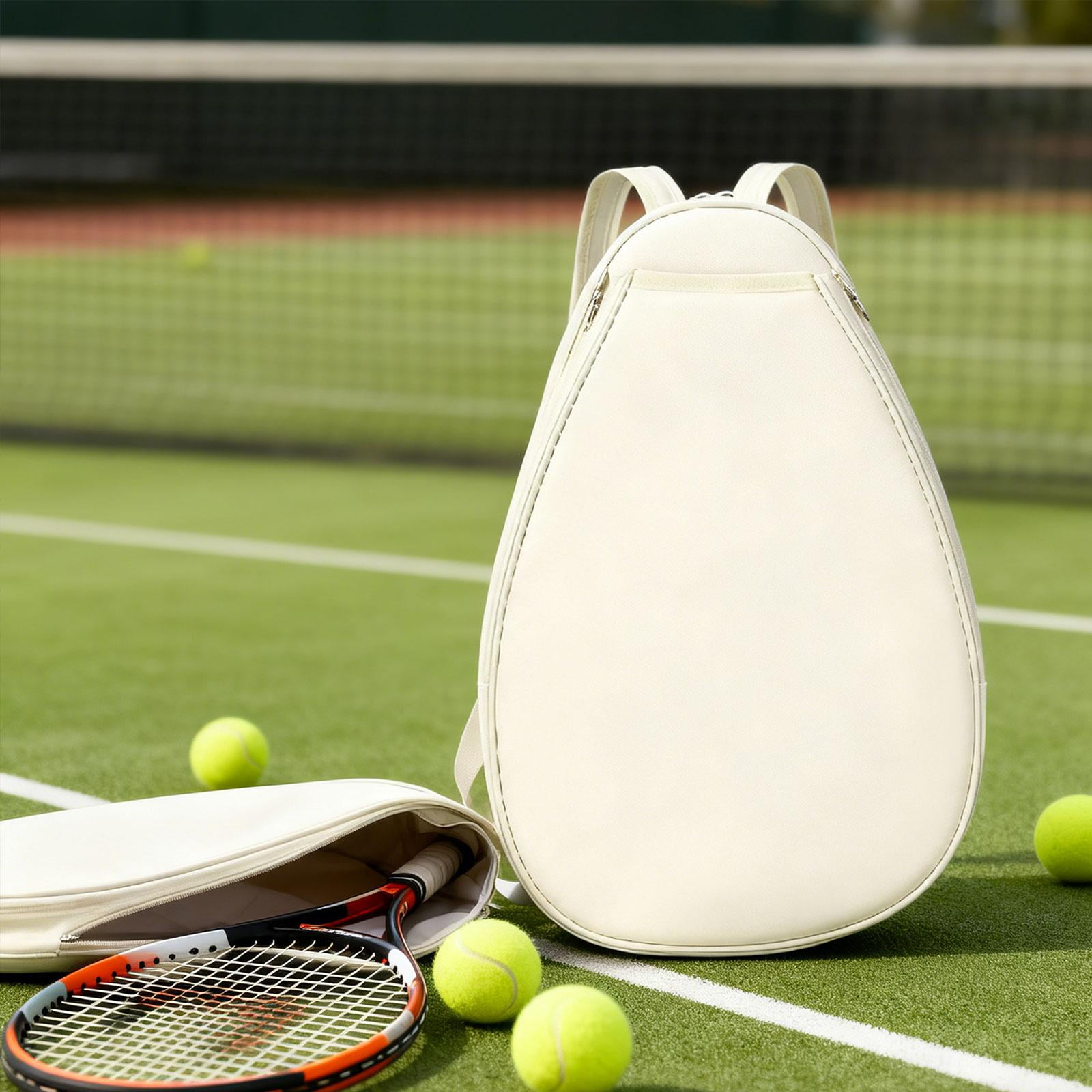 harayaa Tennis Bag Backpack Portable Large Capacity Tote Bags Tennis Racket Backpack for White