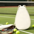 thumbnail image 4 of Almencla Tennis Bag Large Capacity Multipurpose Tote Bag for Adults Tennis Racketball White, 4 of 8