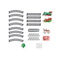 thumbnail image 2 of Juegos de trenes navideños, regalo de Navidad con luz y sonido, juego de trenes de juguete eléctricos de bricolaje, juego de trenes de juguete clásico, 2 of 8