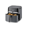 thumbnail image 2 of TRU 6-Quart Digital Air Fryer by Select Brands - Family Size, One-Touch Control, 8 Presets - Air Fry Chicken, Meat, Veggies, Fries - Nonstick Pot and Crisping Tray, Auto Shut Off, Matte Gray, 2 of 7