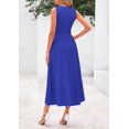 thumbnail image 2 of Vestido PRETTYGARDEN 2025 Midi Plisado Sin Mangas Azul Talle M, 2 of 8