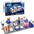 thumbnail image 1 of AI Voice-Controlled Kids' Science Experiment Kit: 66PCS Circuit Building Blocks with 500+ STEM Projects, Includes Air Suspension, Generator, Bluetooth Speaker & Magnetic Lamp - Educational DIY Toy, 1 of 6