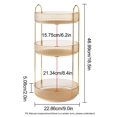 thumbnail image 2 of 1pc Double Layer Bathroom Storage Rack, 2 of 5