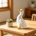 thumbnail image 5 of Cute Ceramic Mini Figurine Small Sculpture Desktop Ornament for Shelf Bookcase Bathroom Office Home Decor Gift for Cat Lover Desk Decor Healing Animal Figure for Zen Corners Tabletop Art Piece Decor, 5 of 5