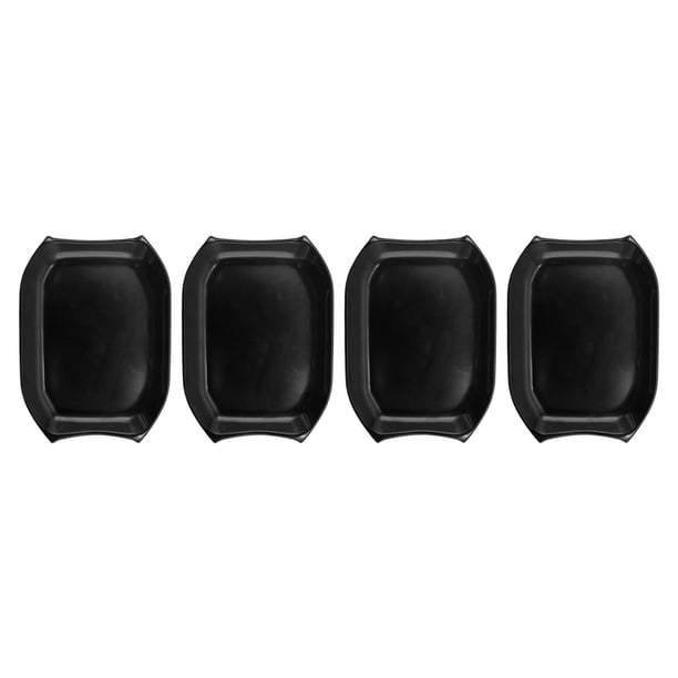 4 piezas de película protectora para marco de puerta exterior Negro