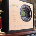 thumbnail image 2 of YouTheFan NFL Los Angeles Chargers 25-layer Stadiumview Wall Art, 2 of 5