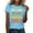 Light Blue, variant on SHITINN Women My Son In Law Is My Favorite Child Shirt Day T Shirts Mom Short Sleeve Tops Women's Clothes Womens Tops Short Sleeve Womens Summer Tops Casual