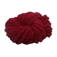 thumbnail image 2 of BLESIYA Chunky Chenille Yarn Gauge 7 Acrylic Fibers for Bed Hand Knitting DIY Crafts Maroon, 2 of 8