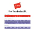 thumbnail image 2 of Hanes Women's Cotton Hi-Cut Underwear, 6-Pack, 2 of 4