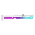 thumbnail image 1 of Z-X6 Temperature display Graphics Card Bracket 5V 3PIN ARGB AURA SYNC Graphics Card VGA Holder Height Adjustable White, 1 of 6