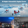 thumbnail image 3 of Campark AC11A 4K 30FPS Video Camera 48MP Camcorder with IR Night Vision, 3.0" Touch Screen, 3 of 7
