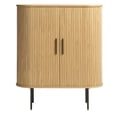 thumbnail image 3 of Unique Furniture Modern 39" Cabinet in Natural Oak, 3 of 10