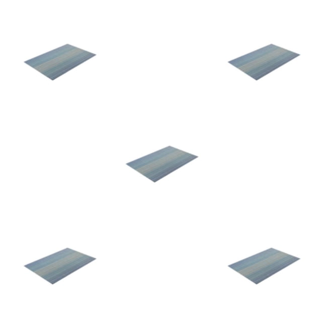 QualitChoice Tapis de Table en PVC 1/2/3/5 Napperons Bol Plat Tapis Résistant au Chauffage Rectangulaire Isolation Imperméable Maison Hôtel Tapis v Bleu Ciel 5 Pcs