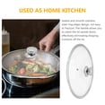 thumbnail image 3 of unbranded Para Olla De Cocina Con Borde De Acero Inoxidable Y Vidrio Visible Para Uso Doméstico, 3 of 7