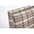 thumbnail image 6 of Leumius Modern Accent Chair with Wood Legs,Vintage Upholstered Armchair Single Sofa Chair Reading Accent Chair for Living Room Bedroom Office,Coffee, 6 of 7