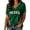 Dark Green, variant on Women's MEXICO Soccer Jersey Shirts 2026 Country Team Short Sleeve V Neck Fan International Football Shirt Retro Streetwear Top Green 2XL