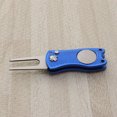 thumbnail image 4 of Shisuyan Outil de Réparation de Marque de Golf Pliable en Acier Inoxydable Bleu 1Ensemble 4.5x1.2x0.4in, 4 of 8