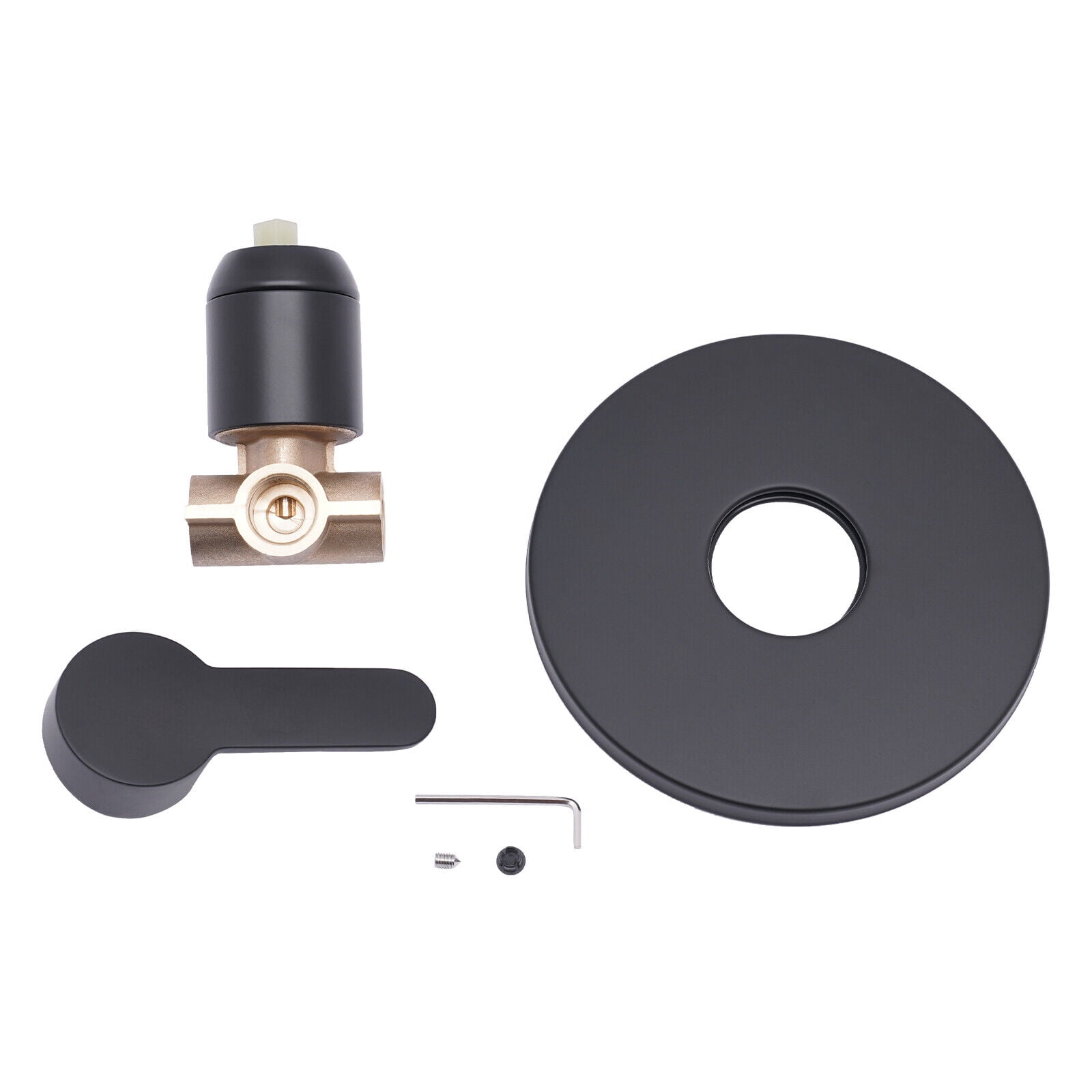 Wall Mount Shower Faucet Control Valve Bath Mixer Bathroom Water Tap Hot Cold❕
