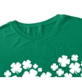 thumbnail image 5 of St. Patrick's Day Shirts for Women Shamrock Heart Graphic Tees St Patty's Lucky T-Shirt Irish Tops, 5 of 6
