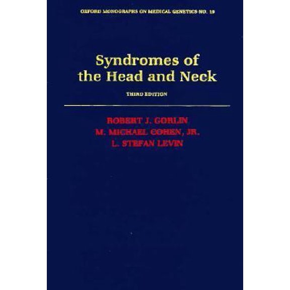 Pre-Owned Syndromes of the Head and Neck (Oxford Monographs on Medical Genetics) (Hardcover) 0195045181 9780195045185