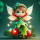 thumbnail image 1 of 5D DIY Kit Niña Elfa Navidad Del 40x40cm, 1 of 9