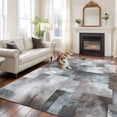thumbnail image 2 of Rectangle Rug 8x10Ft Soft Indoor Throw Rugs Carpets for Living Dining Bedroom Kids Room Non-Slip Playroom Crawl Rug Floor Mats, 2 of 9