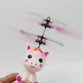 thumbnail image 3 of 26-27 Flying Unicorn Rc Helicopter Toy, Red Cartoon Design With Led Lights, Sensor Control For Outdoor Kids Play, Usb Charging, Durable Plastic, Child, 3 of 4