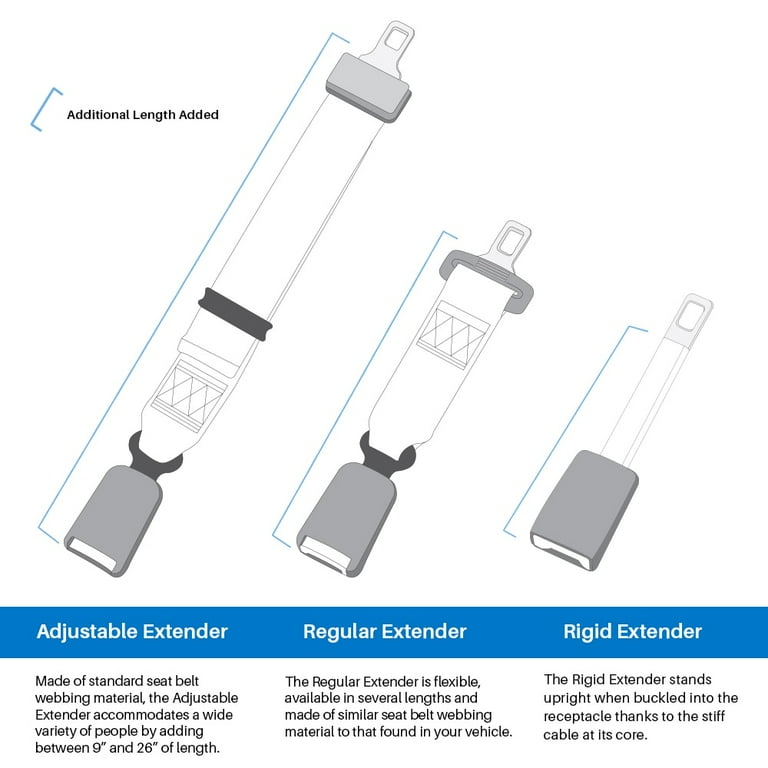 Seat Belt Extenders - Seat Belt Extensions - OEM Seatbelts