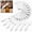 Silver, variant on 50 Pcs Aluminum Wine Opener Keychains Bulk Engravable for Wedding Guest Birthday Graduation Party Favors Gifts