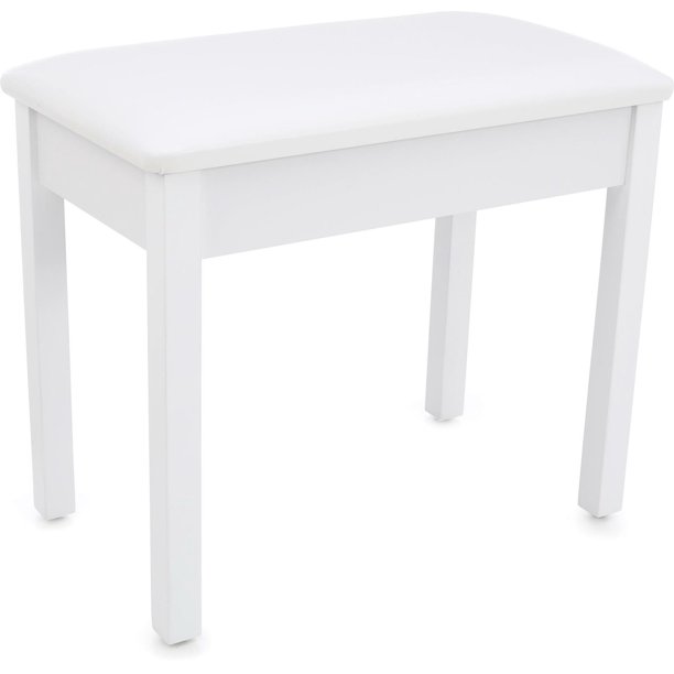 On Stage Stands Kb02w Keyboard Piano Bench White Walmart Com Walmart Com