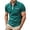 Dark Green, variant on Classic Short Sleeve Pocket T Shirt With Collar Comfortable Casual Top For Everyday Wear