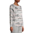 thumbnail image 4 of Secret Treasures Essentials Women's Camo Hacci Top, 4 of 6