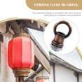 thumbnail image 4 of 6Pcs Industrial Lifting Rings Zinc Alloy Threaded Eye Nuts Lounge Decor, 4 of 8