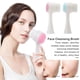 thumbnail image 2 of Cepillo de limpieza facial 2 en 1 de doble cara con cerdas suaves de silicona, exfoliante, desmaquillante, limpieza profunda de poros, limpiador facial manual, masajeador facial., 2 of 8