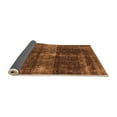 thumbnail image 2 of Ahgly Company Indoor Round Oriental Orange Industrial Area Rugs, 3' Round, 2 of 4