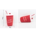 thumbnail image 3 of Dog Toy Interactive Milk Shake Cup Dog Teething Toy Dog Squeaky Toy for Puppy, 3 of 7