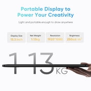XPPen 13.3in Drawing Display with Stand for Computers, Latest Artist13.3 Pro V2 Graphic Tablet with Screen, 16384 Pen Pressure Stylus, 99% sRGB Full-Laminated Pen Display