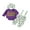 Purple, variant on BemeyourBBs Baby Boy Girl My First Mardi Gras Outfits Letter Print Romper Suspender Pants Set Hat Spring Fall Carnival Clothes