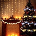 thumbnail image 2 of Cadena de luces de cinta para árbol de Navidad, linterna decorativa con caja de regalo, lazo, luz de satén, alambre de cobre, 2 of 6