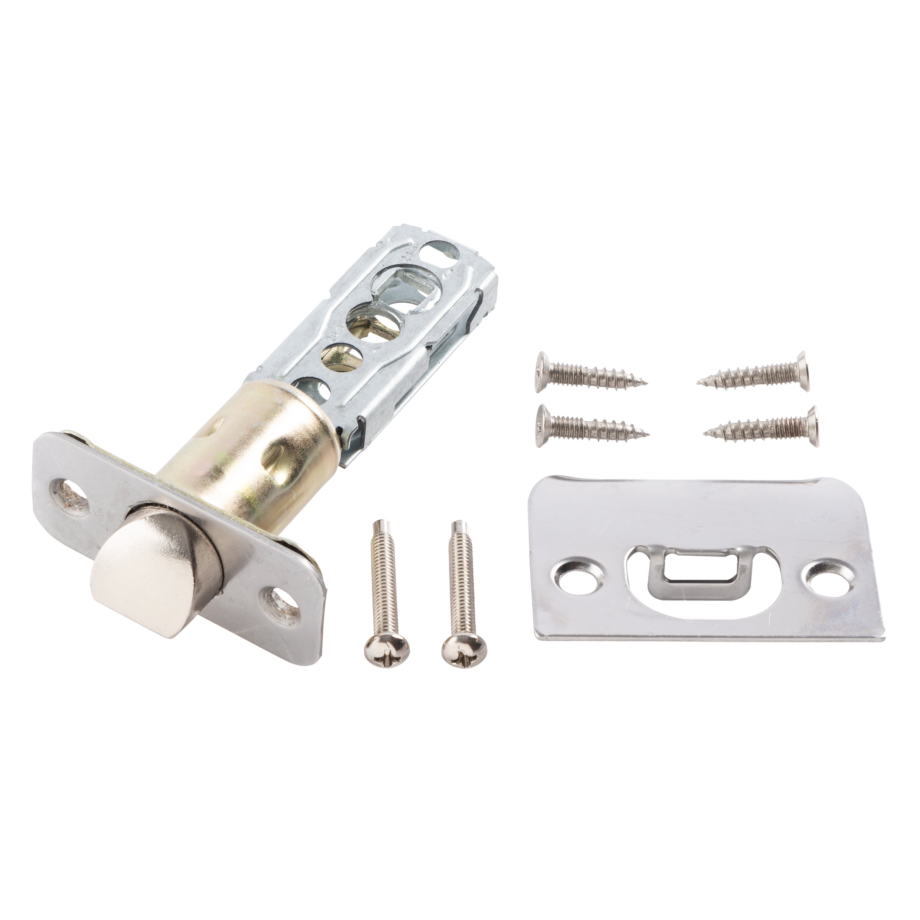 Hyper Tough Tulip Style Interior Privacy Doorknob in Stainless Steel Finish