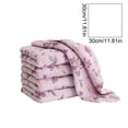 thumbnail image 3 of weibbin Superfine Fiber Kitchen Cleaning Cloth Floral Pattern Absorbent Non Shedding for Dishes 4PCS, 3 of 6