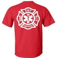 thumbnail image 3 of Fair Game Firefighter EMT T-Shirt Fire/EMT Graphic Tee-Red-M, 3 of 5