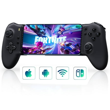 BROUJOY (Bluetooth Version) Mobile Gaming Controller for IOS/Android/Switch Phone Controller with Mechanical Button Hall Joystick & Trigger BROUJOY (Bluetooth Version) Mobile Gaming Controller for IOS/Android/Switch Phone Controller with Mechanical Button Hall Joystick & Trigger
